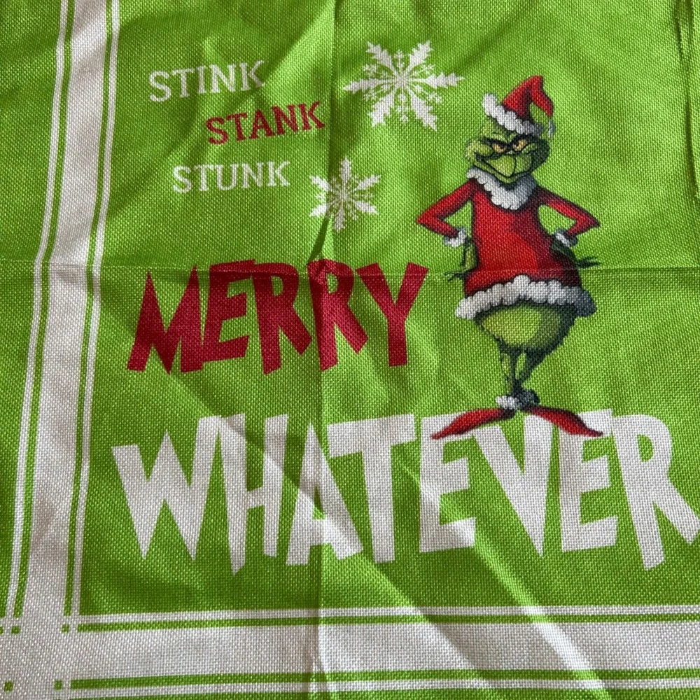 Grinch Throw‎ Accent Pillow Case With Zipper
